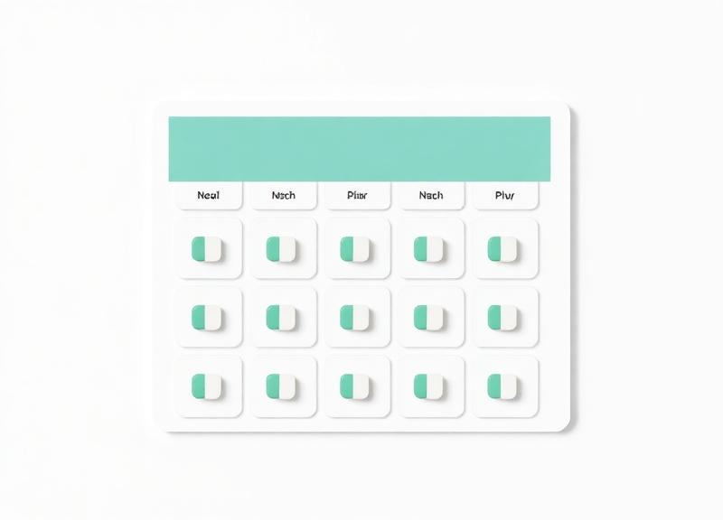 Pharmacy inventory grid mockup